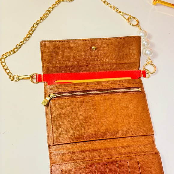 Louis Vuitton Brown and Gold Monogram Wallet - Picture 13 of 15